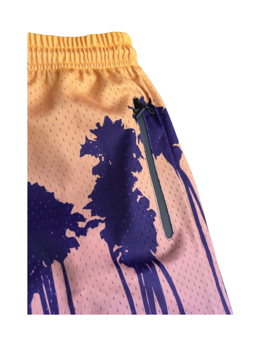 Palm Fade Shorts – Unisex Athletic & Streetwear Style