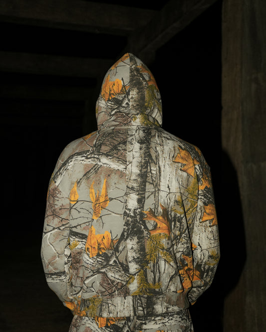 Grey Tree Camo Hoodie