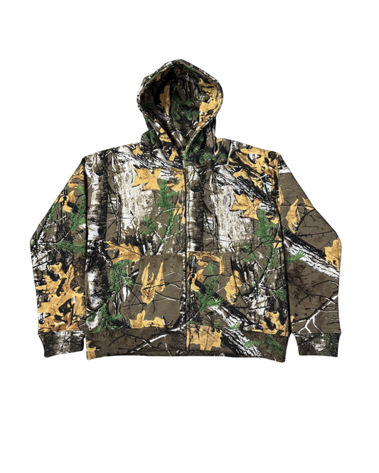 Green Tree Camo Hoodie