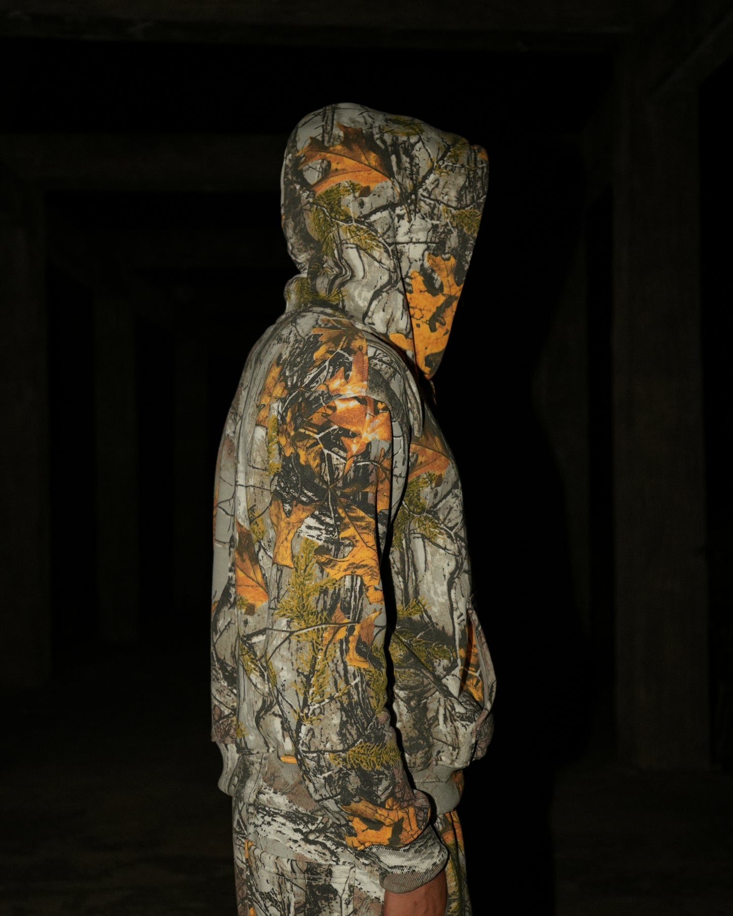Grey Tree Camo Hoodie