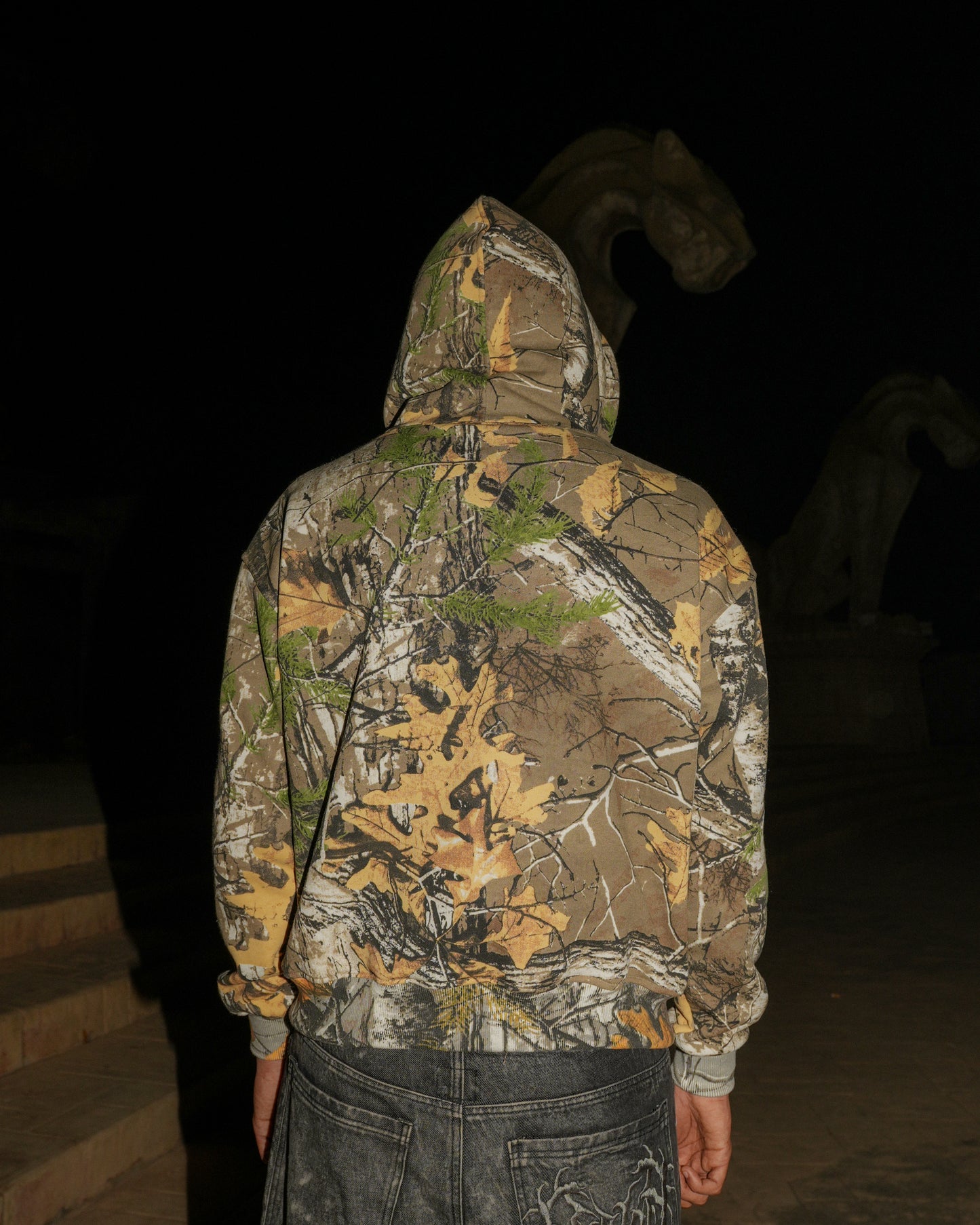 Green Tree Camo Hoodie