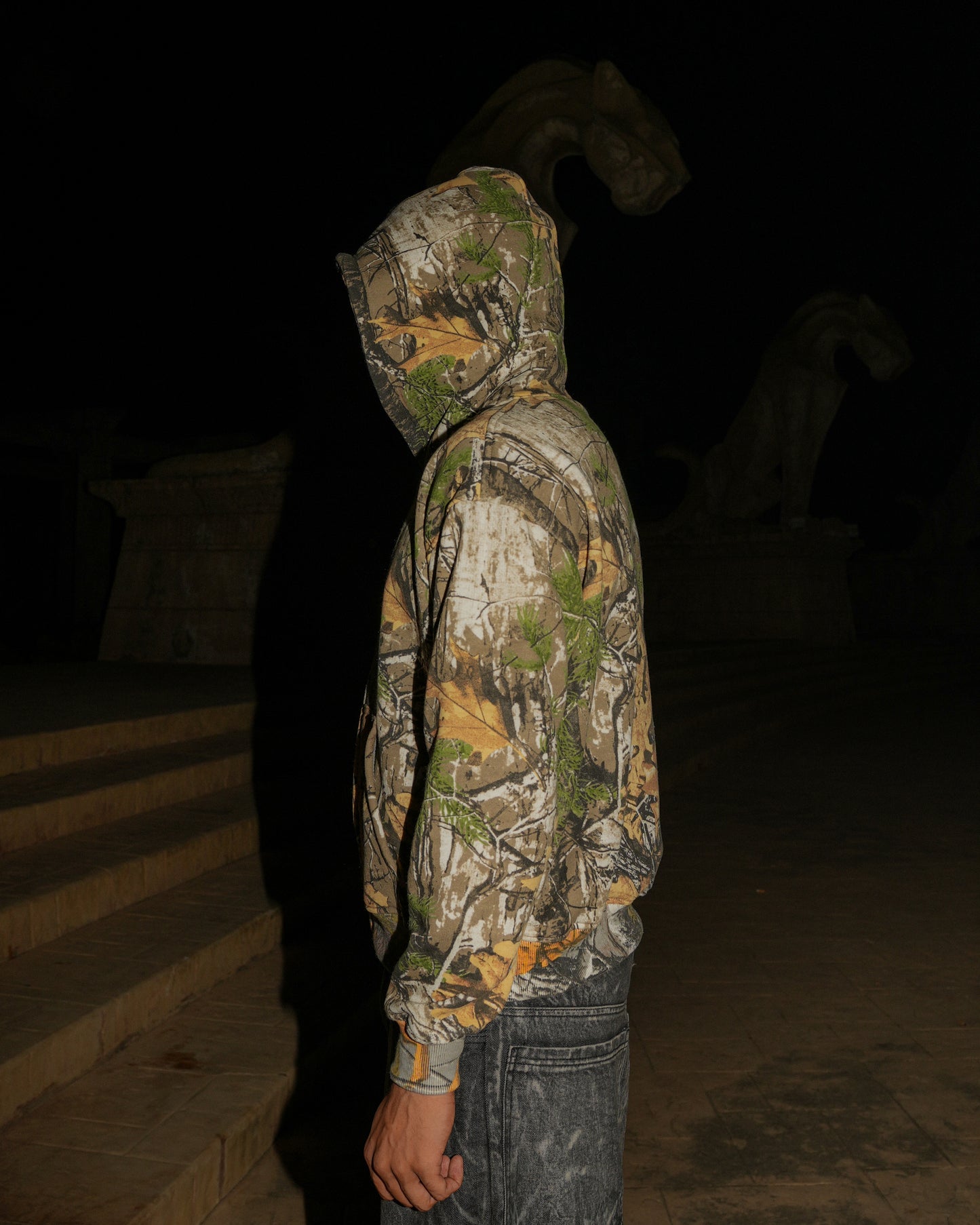 Green Tree Camo Hoodie