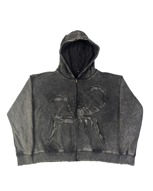 Scorpion Death Drop Hoodie – Black